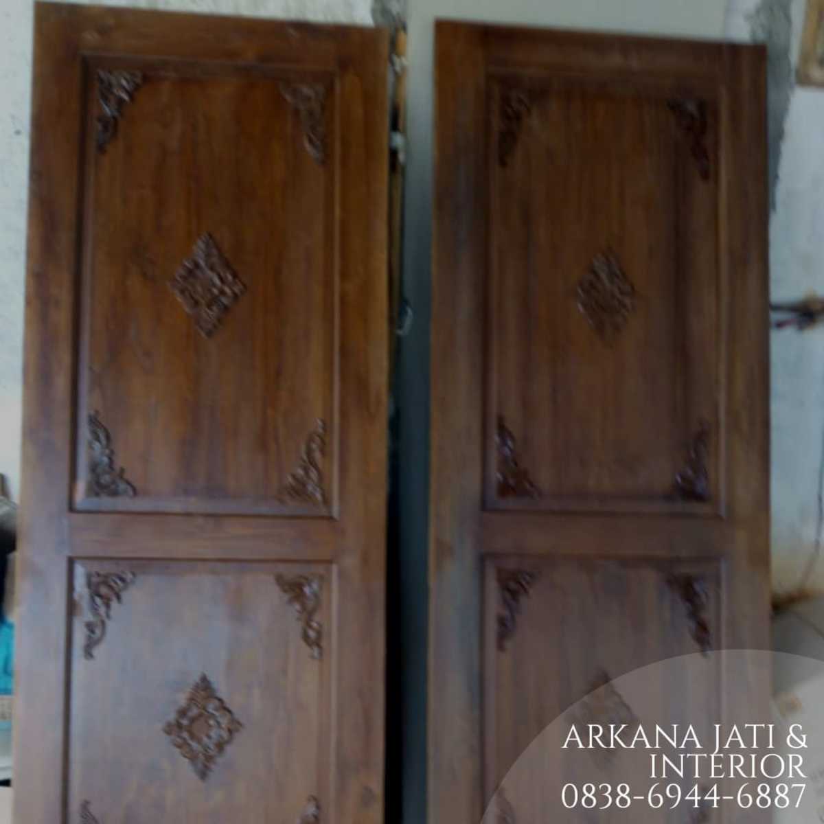  PINTU  KAYU  JATI MURAH HANYA ADA  DI ARKANA JATI Pintu  