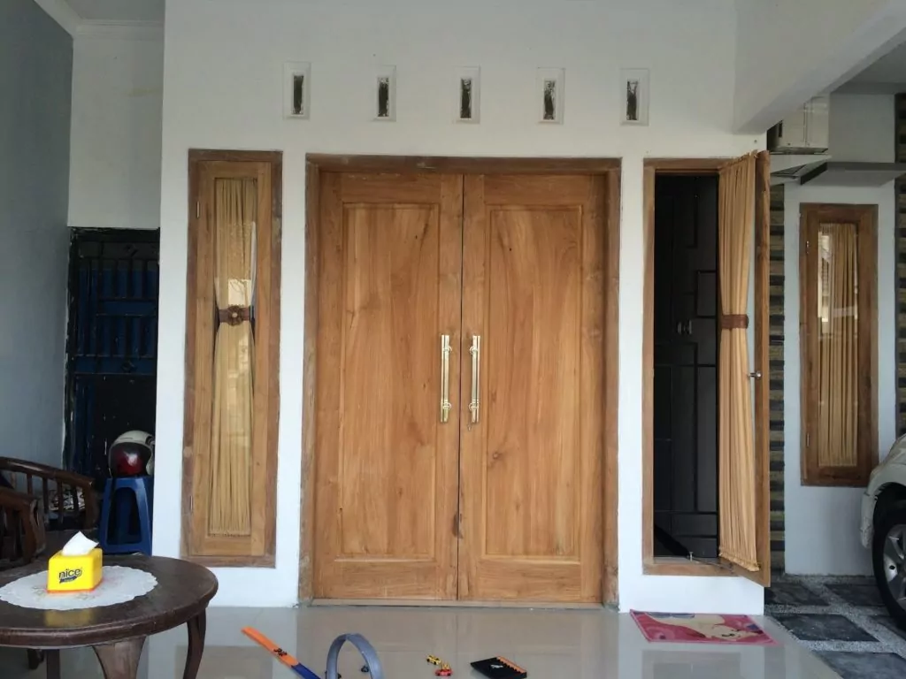 Harga pintu kayu jati minimalis